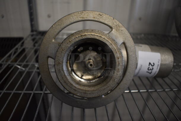 Metal Commercial Meat Grinder. Missing Plate and Knife. 7x12x10 - Image 2 of 4