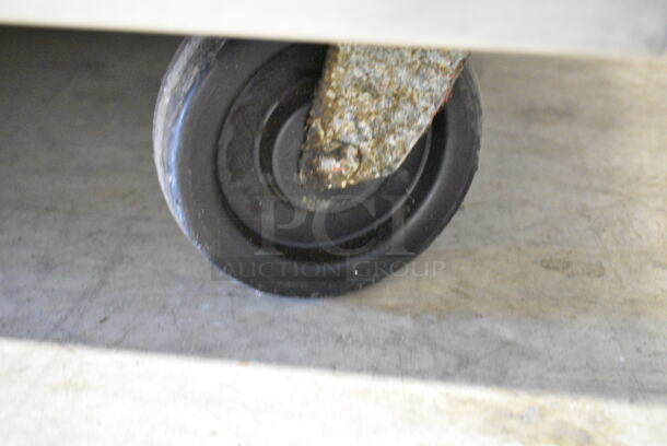 Jade Range Stainless Steel Commercial Gas Powered Flat Top Griddle w/ 2 Burner Range, Charbroiler Grill and 4 Drawer Chef Base on Commercial Casters. Cannot Test Chef Base - Appears To Have Been Hardwired - Image 3 of 12