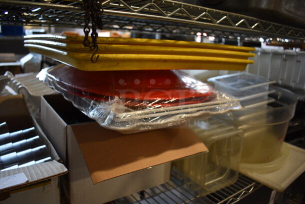 ALL ONE MONEY! Tier Lot of Various Items Including Poly Items; Drop In Bins, Container and Beverage Tumblers - Image 3 of 6