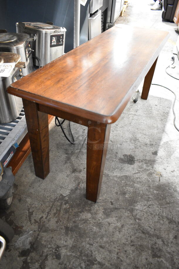 Wooden Bench.  - Image 3 of 4
