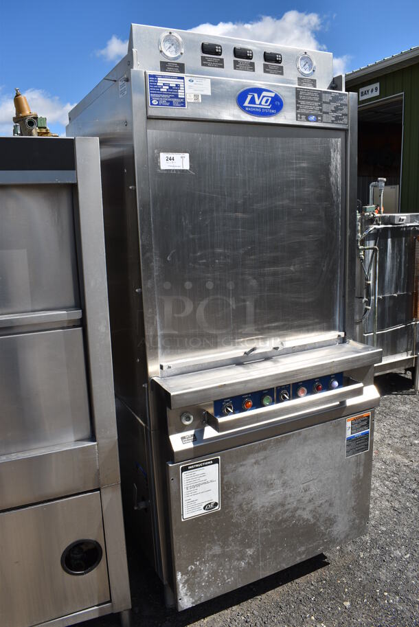 LVO FL14E Stainless Steel Commercial Pot / Pan Washer. 460 Volts, 3 Phase. 36x48x84 - Image 2 of 10