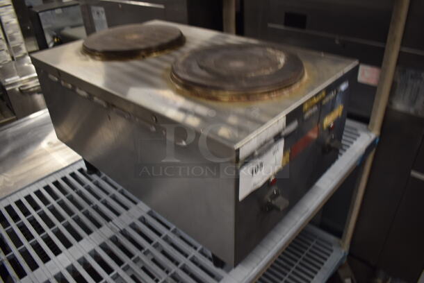 Cecilware Commercial Stainless Steel Countertop Electric Powered Two Burner Hot Plate. 240 Volts, 1 Phase - Image 2 of 5