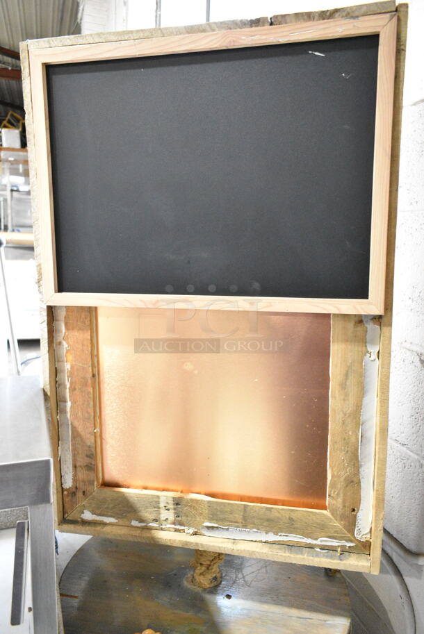 Sign on Barrel w/ Commercial Casters. - Image 4 of 6