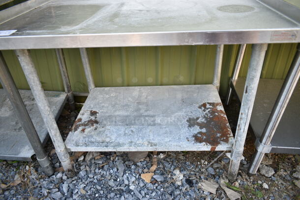 Stainless Steel Equipment Stand w/ Metal Under Shelf.  - Image 2 of 3