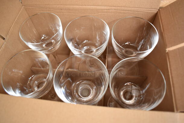 3 Boxes of Various BRAND NEW Glasses; 21 Steelite Nick & Nora 3x3x6 Wine Glasses, 34 Libbey 279U 4x4x2.25 Glass Punch Mugs and 35 Libbey 8054 Georgian 3x3x6 Irish Coffee Glasses. 3 Times Your Bid! - Image 4 of 12