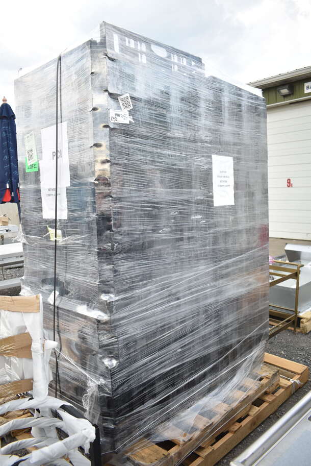PALLET LOT of 50 BRAND NEW SCRATCH AND DENT! Orbis Black Bread Crates. 50 Times Your Bid! - Image 2 of 3