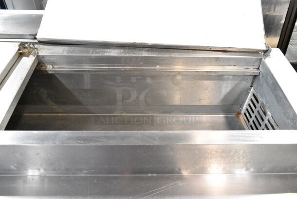 Metalfrio PICL2-71-9 Stainless Steel Commercial Pizza Prep Table on Commercial Casters. 115 Volts, 1 Phase. Tested and Powers On But Does Not Get Cold - Image 3 of 12