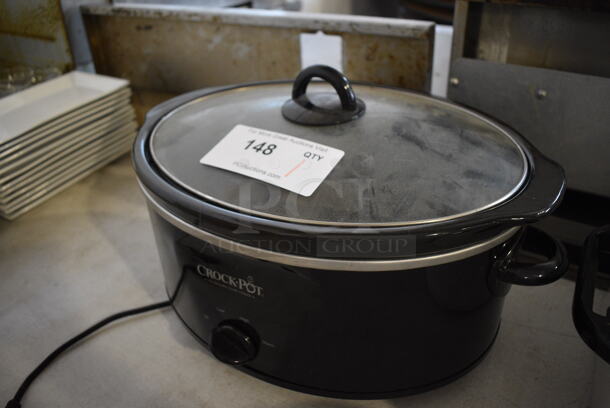 Crock Pot Metal Countertop Slow Cooker. 16x12x10 - Image 2 of 3
