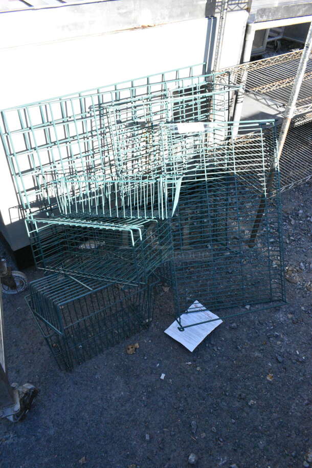 ALL ONE MONEY! Lot of Various Pieces to Wall Mount Storage System - Image 1 of 4