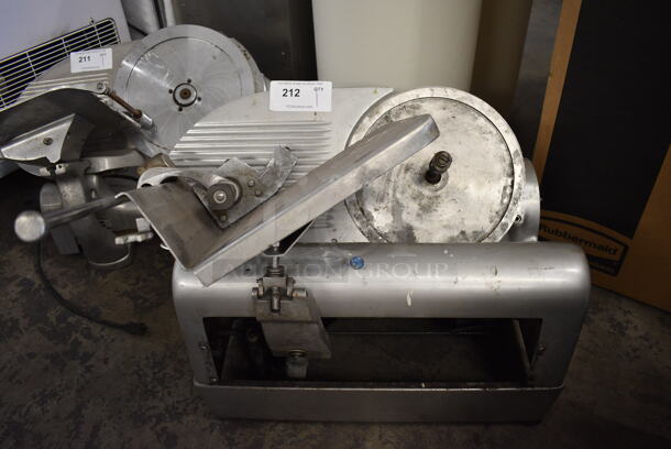 Hobart Stainless Steel Commercial Countertop Meat Slicer. For Parts. 115 Volts, 1 Phase. 28x20x25