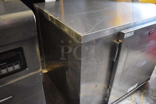2019 Model FWE PH-BCC-FS Commercial Stainless Steel Mobile Electric Proofer Oven With Stainless Steel Racks. 120V. Tested And Working  - Image 3 of 6