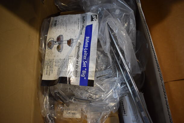 BRAND NEW IN BOX! APS Buffett Ladder Set of Stand w/ Bowls. - Image 4 of 4