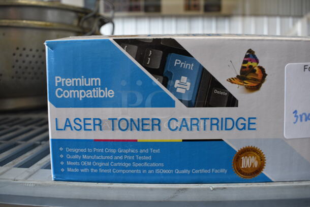 4 Boxes of PTCE285A Laser Toner Cartridges. 1 Open, 3 New. 4 Times Your Bid! - Image 2 of 3