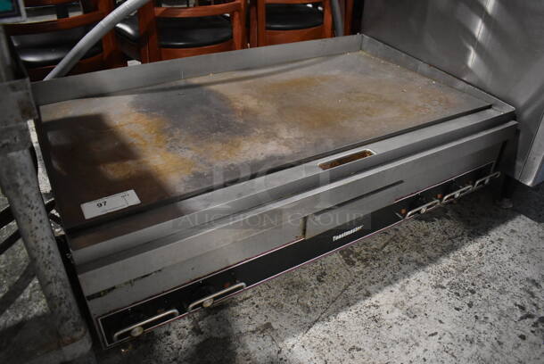Toastmaster Stainless Steel Commercial Countertop Electric Powered Flat Top Griddle. 240 Volts, 3 Phase. 48x28x16.5