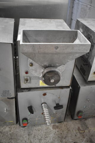 2 Olde Tyme PN1/PN2 Stainless Steel Commercial Countertop Nut Grinder Base. 115 Volts, 1 Phase. 2 Times Your Bid! One is Tested and Working! One Cannot Test Due To Plug Style