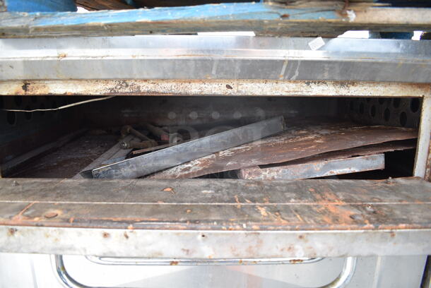 2 Morello Stainless Steel Commercial Natural Gas Powered Single Deck Pizza Ovens w/ Cooking Stones. 2 Times Your Bid! - Image 4 of 9