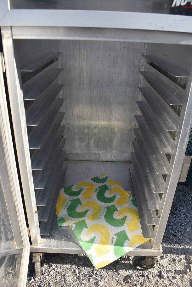 Nu Vu Metal Commercial Enclosed Pan Transport Rack on Commercial Casters. 22x29x70.5 - Image 4 of 4
