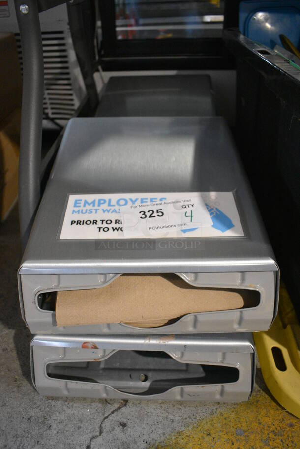 4 Napkin Dispensers. 11x5x15. 4 Times Your Bid! - Image 1 of 2