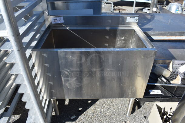 Krowne Stainless Steel Commercial Ice Bin. 30x18.5x33