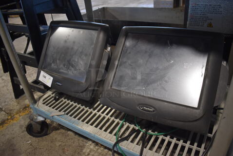 2 Radiant P1520-0002 15" POS Monitors. 2 Times Your Bid! 