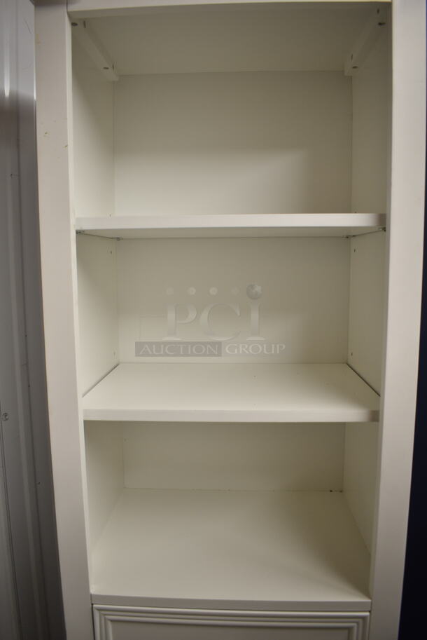 2 Pieces of White Furniture; Cabinet and Freemont Linen Cabinet. 2 Times Your Bid! - Image 8 of 12