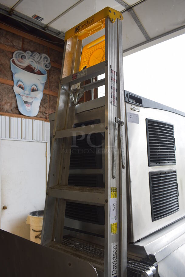 Davidson Metal 8' A Frame Ladder - Image 1 of 3
