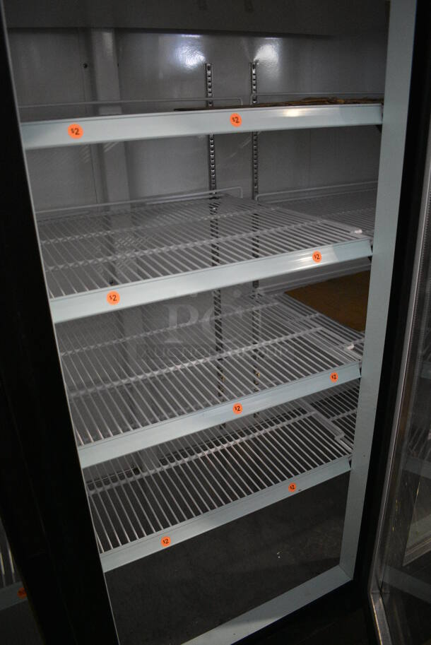 KoolMore Model MDR-3GD Metal Commercial 3 Door Reach In Cooler Merchandiser w/ Poly Coated Racks. 115 Volts, 1 Phase. 78x31x80. Tested and Working! - Image 3 of 7