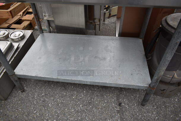 Stainless Steel Table w/ Metal Under Shelf. - Image 3 of 4