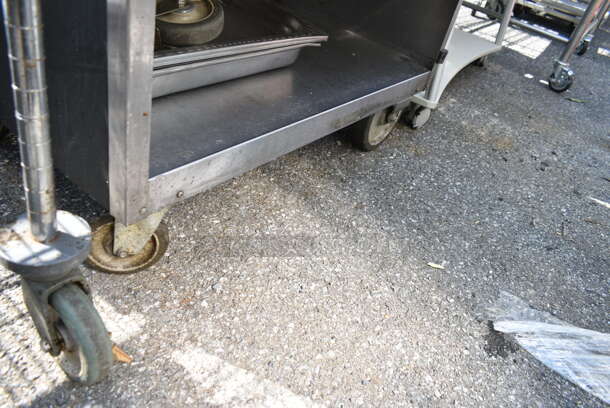 Stainless Steel 3 Tier Cart on Commercial Casters.  - Image 3 of 6