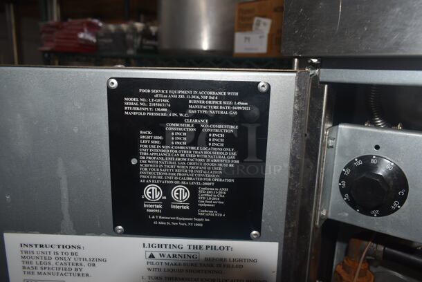 2021 Pantin LT-GF150K Stainless Steel Commercial Floor Style Natural Gas Powered Pasta Cooker / Japanese Noodle Cooker w/ Metal Fry Baskets. 130,000 BTU. - Image 7 of 7