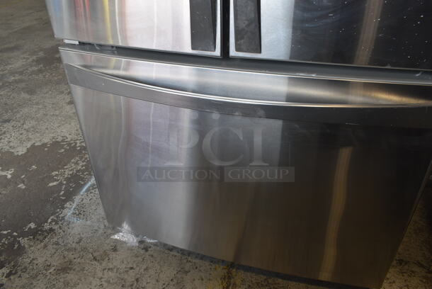 Kenmore Elite 795.71053.011 Stainless Steel Commercial French Door Style Cooler Freezer Combo w/ Water and Ice Dispenser. 115 Volts, 1 Phase. Tested and Powers On But Does Not Get Cold - Image 5 of 8