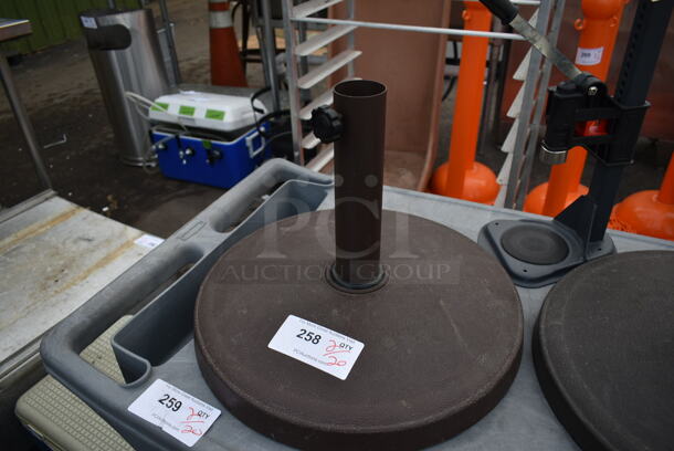 2 Patio Umbrella Bases. 2 Times Your Bid! - Image 2 of 3