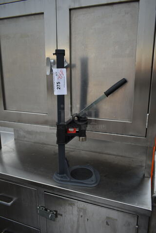 Metal Countertop Bottle Capper.