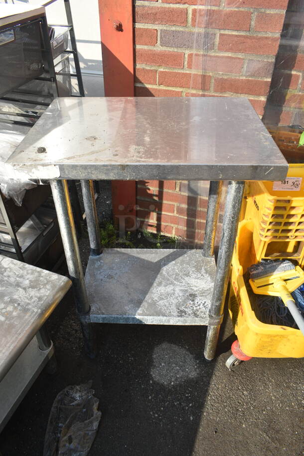 Stainless Steel Commercial Table w/ Metal Under Shelf. - Image 1 of 5