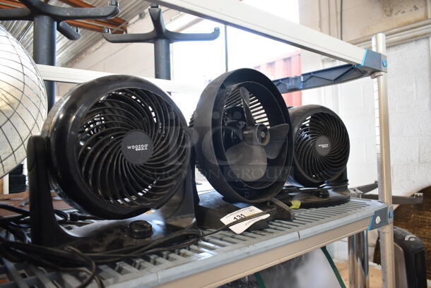 3 Metal Poly Fans. 1 Missing Front Piece. 3 Times Your Bid! - Image 2 of 10
