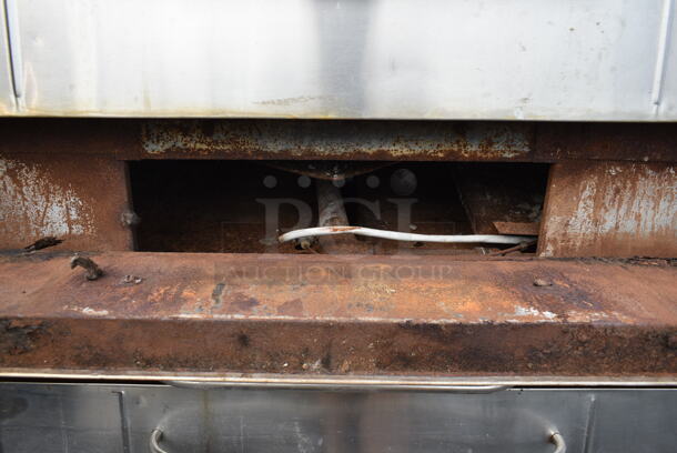 2 Bari M6/48 Stainless Steel Commercial Natural Gas Powered Single Deck Pizza Ovens w/ Cooking Stones in Top Oven. 72,000 BTU. 2 Times Your Bid! - Image 6 of 10