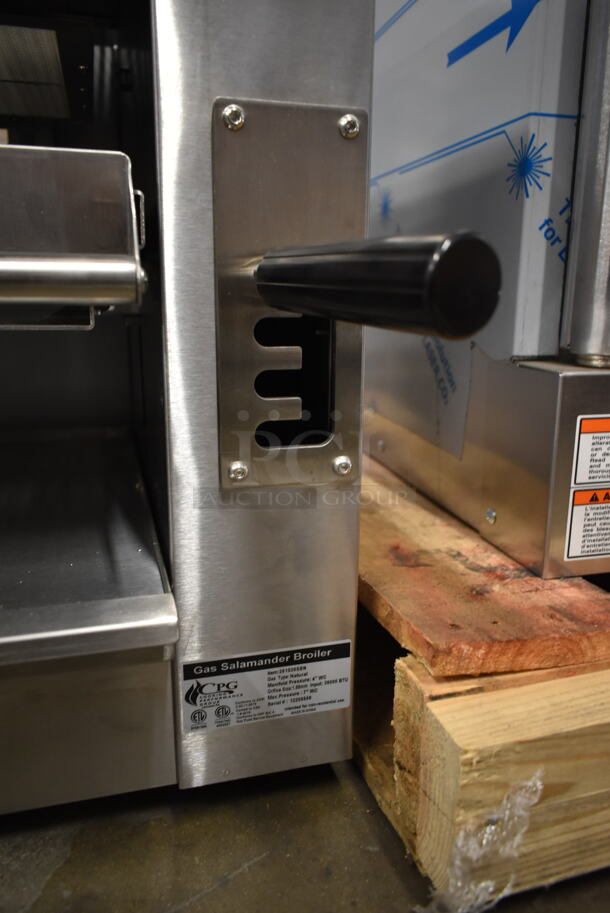 BRAND NEW SCRATCH AND DENT! Cooking Performance Group CPG 351S36SBN Stainless Steel Commercial Natural Gas Powered Cheese Melter. 36,000 BTU. - Image 6 of 11