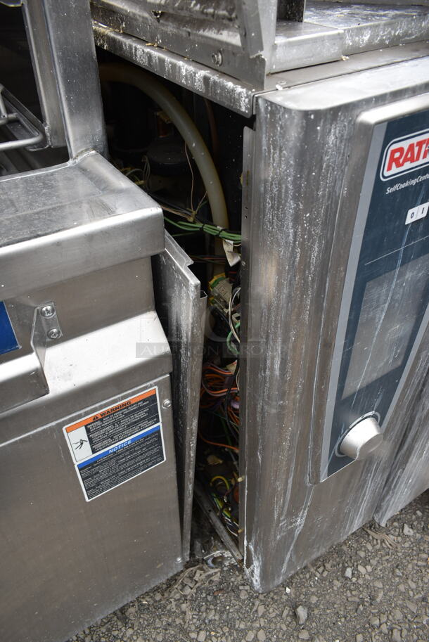 Rational Stainless Steel Commercial Combi Convection Oven w/ View Thorough Door on Commercial Casters. - Image 4 of 6