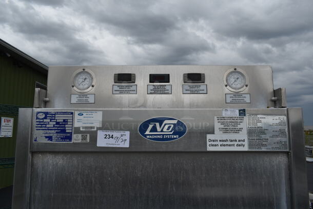 LVO FL14E Stainless Steel Commercial Floor Style Pot / Pan Washer. 460 Volts, 3 Phase. - Image 3 of 11