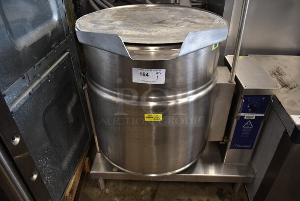 Cleveland KET20T Stainless Steel Commercial Electric Powered 20 Gallon Steam Kettle Tilting Kettle. 200-240 Volts. - Image 3 of 7