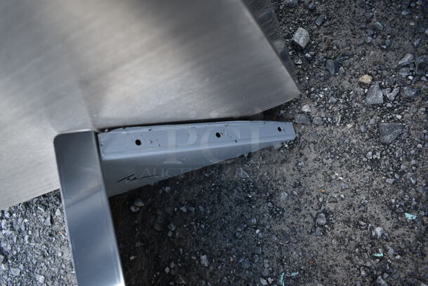 BRAND NEW SCRATCH AND DENT! Regency 600WS1296 Stainless Steel Commercial Wall Mount Shelf.  - Image 3 of 3