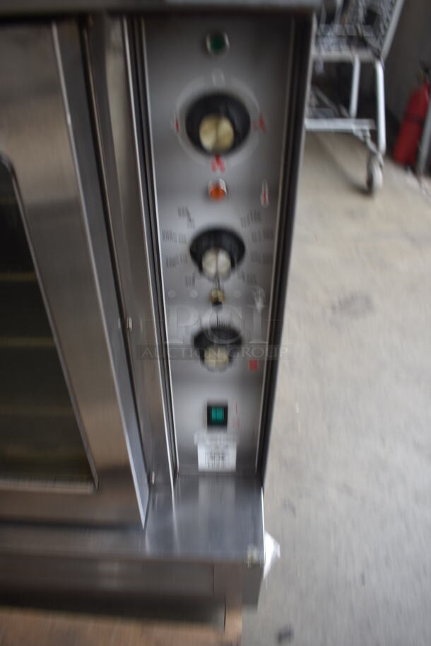 2 Baker's Pride And Duke Commercial Stainless Steel Double Deck Convection Ovens With Steel Racks. Baker's Pride is Natural Gas and Duke is Electric Powered. 2 Times Your Bid!  - Image 6 of 10