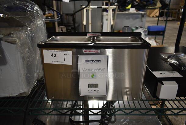 BRAND NEW SCRATCH AND DENT! Server CW-T Stainless Steel ConserveWell. 120 Volts, 1 Phase. Tested and Working!