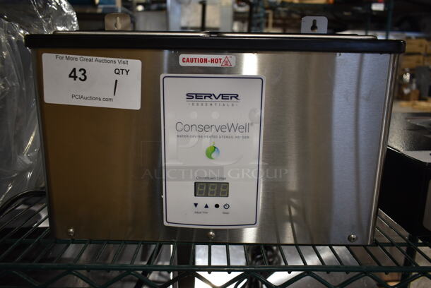 BRAND NEW SCRATCH AND DENT! Server CW-T Stainless Steel ConserveWell. 120 Volts, 1 Phase. Tested and Working! - Image 2 of 5