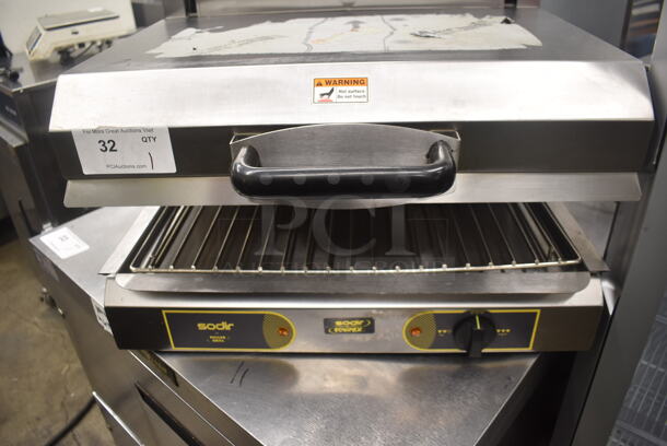 Equipex SEM60Q Commercial Stainless Steel Countertop Salamander Broiler. 208/240V, 1 Phase.  - Image 4 of 5