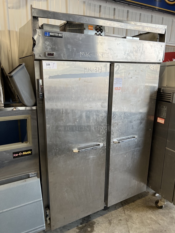 Master-Bilt IHC-48 Stainless Steel Commercial 2 Door Reach In Hardening Cabinet on Commercial Casters. 208/230 Volts, 1 Phase. 52x35x80 - Image 1 of 7