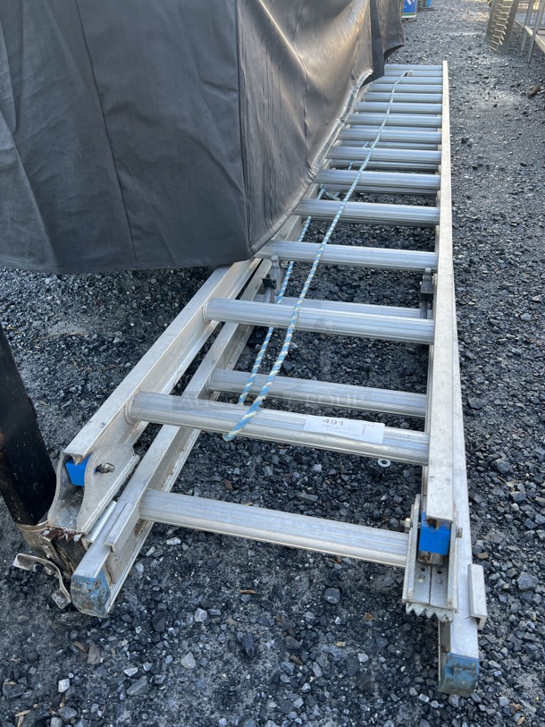 25' Werner D1528-2 Type 1 Heavy Duty Industrial Ladder - Image 2 of 6