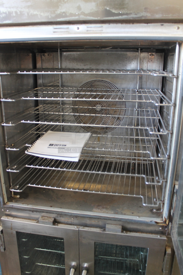 Doyon 2 Tier JA 12 SL Jet Air Convection Oven w/ Metal Racks on Commercial Casters. 120/208 Volt 1 Phase - Image 4 of 6