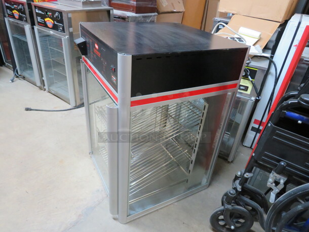One NEW Hatco Fav-R-Savor 1 Door Display Holding Cabinet With 3 Racks. 1440 Watt. 120 Volt. Model# FSDT-1X. 22.5X22.5X32. $2626.80. - Image 4 of 4