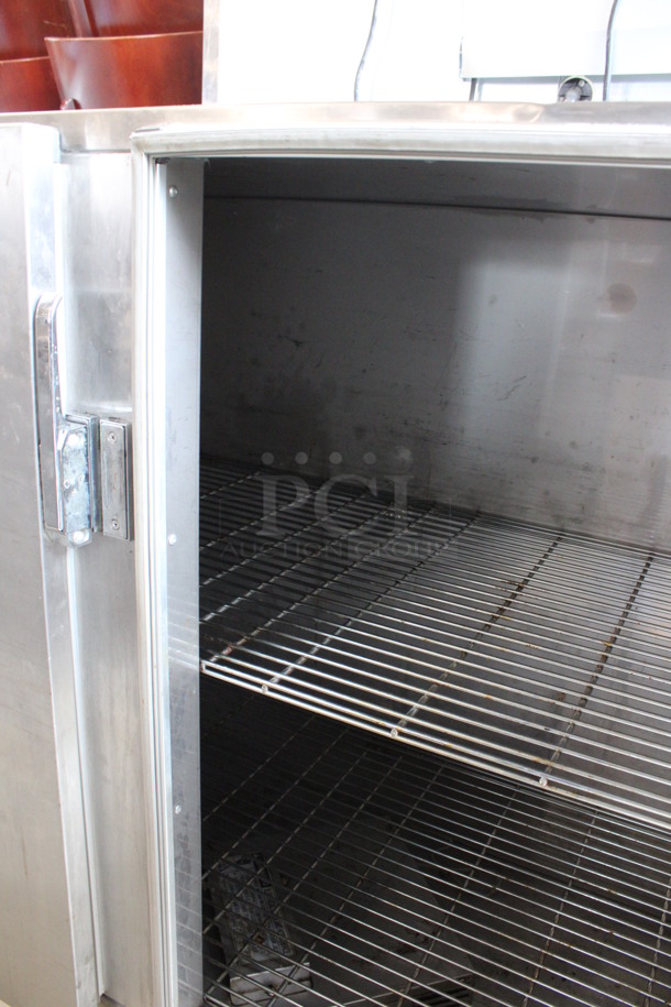 Metro Stainless Steel Commercial Heated Banquet Transport Cabinet w/ Metal Racks on Commercial Casters. 115 Volts, 1 Phase. 68x33x54. Tested and Working! - Image 6 of 8